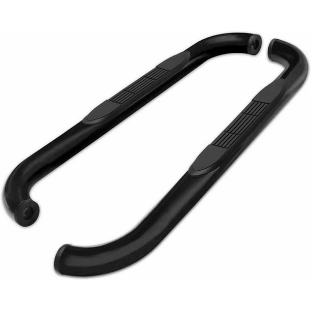 BETTER AUTOMOTIVE 3" Black Side Steps Fit 19992018 Silverado/Sierra