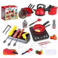 thumbnail image 2 of Juego de cocina de juguete de 36 piezas para niños y niñas, 2 of 7