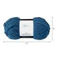 thumbnail image 2 of Mainstays Cozy Chenille Yarn, 220 yd, Orion Blue, 100% Polyester, Bulky, 2 of 4