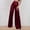Brick Red, variant on Women's Plus Work Pants Women Petite Length Linen Pants Women Petite Dressy Women's Fashion Casual Sequined Pants Sparkling Sequins High Waisted Wide Leg Flared Pants Flared Pants Nightclub Wear