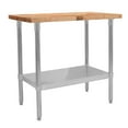 thumbnail image 3 of John Boos Maple Wood Top Work Table with Adjustable Lower Shelf, 36 x 24 x 1.5", 3 of 7