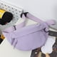 thumbnail image 2 of Bolso De Pecho Bolso de pecho para mujer de viaje informal Color sólido Simple para viajes Deportes (Púrpura), 2 of 8