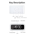 thumbnail image 4 of Amdohai 15W Wireless Charging Night Light Alarm Clock, Desktop Bedroom Mobile, 4 of 7