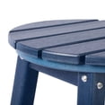 thumbnail image 6 of Costaelm Paradise 24" HDPE Round Outdoor Patio Counter Height Bar Stool, Navy Blue, 6 of 8