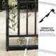 thumbnail image 5 of Perno de caña resistente para puerta, varilla de caída para cercas de madera, herrajes con tornillos para puerta de madera y puerta de retención, color negro, 12 pulgadas, 5 of 7