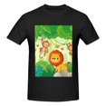thumbnail image 4 of Bingfone African Animals In The Jungle Men'S Loose Fit Short-Sleeve Pocket T-Shirt, 4 of 7