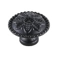 thumbnail image 4 of Juego de 10 Perillas para Gabinete Elegant Decor Corio en Zinc Negro Mate, 4 of 6