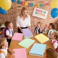 thumbnail image 6 of Deli 500 Sheets Wide Ruled Filler Paper,10.5" x 8" Pastel Colored Loose Leaf Paper,3-Hole Punched Notebook Paper for 3-Ring Binders, Office Supplies, 6 of 6