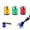 Multicolor-3pcs, variant on Strong Magnetic Screw Ring 1/4 Inch Hex Bit Holder, Alloy Removable Magnetic Drill & Screwdriver Bit Magnetizer Ring for DIY, Household, Woodworking & Appliance Repair