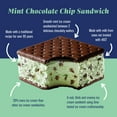 thumbnail image 2 of Fatboy Ice Cream Sandwiches, Mint Chocolate Chip, Kosher, 5 fl oz, 6 Count, 2 of 13