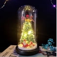 thumbnail image 1 of Adornos de ventana JanHm Navidad cedro vidrio con luz LED, 1 of 4