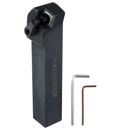

Uxcell 15/16 CNC Lathe Indexable Carbide Turning Tool Holder MSKNL2525M15 75°