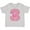 AC-Heather Grey, variant on Inktastic 3rd Birthday Flamingo 3 Year Old Girl Girls Toddler T-Shirt