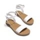 thumbnail image 5 of Sandalia DREAM PAIRS ELENA-5 Blanca de PU con Correa al Tobillo y Piso Plano de 2 cm, 5 of 8