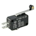 thumbnail image 4 of 10 pcs V-156-1C25 Black Hinge Roller Lever Micro Limit Switches, 4 of 4