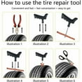 thumbnail image 5 of Tire Repair Kit 44PCS Auto Tubeless Repair Kit Tire Repair Kit for Car Tire Puncture Flat Tire Puncture Repair Set, 5 of 5