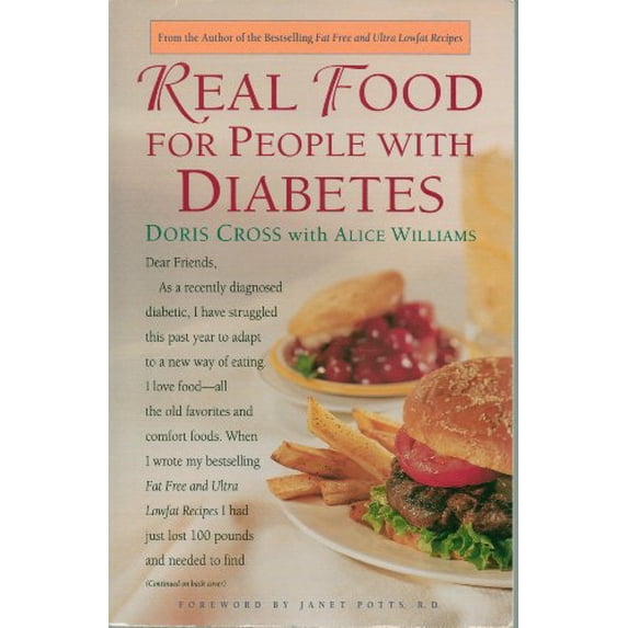 Pre-Owned Real Food for People with Diabetes (Paperback) 0761511032 9780761511038