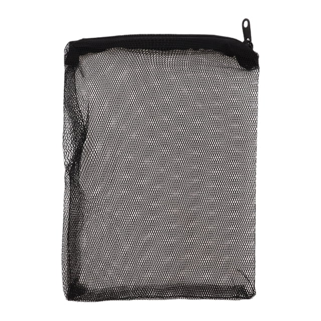 Bolsas de malla fina para medios de filtro de acuario Unique Bargains, bolsas de malla con cremallera para filtro de carbón activado y resina, color negro, 7.8 x 5.9 pulgadas