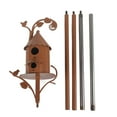 thumbnail image 4 of Cottage Bird House Stakes Birdhouse Garden Decor Metal Bird House With Pole Metal Art Cottage Bird House Stakes Hummingbird House Distressed Metal Birdhouse Garden Decor, 4 of 8