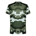 thumbnail image 4 of NaWent Men's T Shirts Casual Camo Printed Lightweight Quick Dry Plus Size Crewneck Short Sleeve Military Hunting Tees Army Green1 12(XXL), 4 of 5