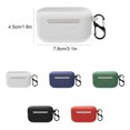 thumbnail image 3 of Injueey Funda protectora de silicona para auriculares, caja de carga de viaje para el hogar y la escuela, a prueba de polvo, anticaída, Electrónica Blanco, 3 of 6
