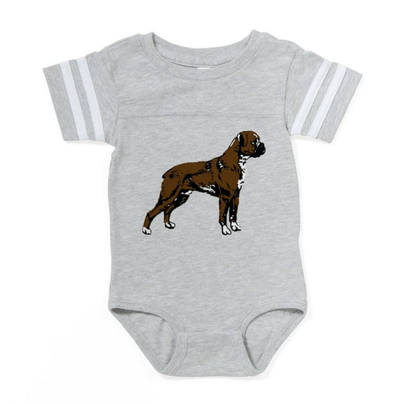 CafePress - Boxer - Cute Infant Baby Football Bodysuit