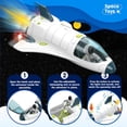 thumbnail image 4 of AuntyFey Space Rocket Toys, Spaceship Shuttle with Glowing & Sound Effect, Educational Stem Gift for Boy Girl, 4 of 8
