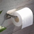 thumbnail image 1 of Toilet Roll Holder No Drilling Self Adhesive Paper Holder Stainless Steel Toilet Paper Holder, 1 of 3