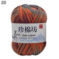 thumbnail image 1 of HEVIRGO 4 Strands Colorful Cotton Crochet Knitting Sweater Hat Baby Clothes Woolen Yarn, 1 of 10