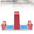 thumbnail image 3 of Wooden  Bridge, Wooden Suspension Bridge Set Educational Tool Railway Accessory Expandable  for Children, 3 of 7
