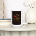 thumbnail image 3 of 15 fl oz Ceramic Mug, Sisters, Oregon, Hummingbird, Mosaic, Contour, Dishwasher & Microwave Safe, 3 of 5