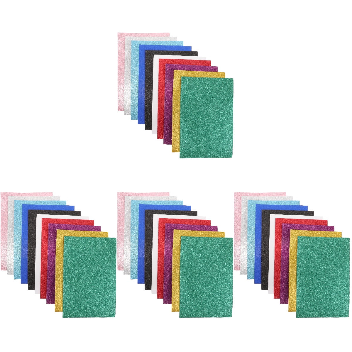 HOMEMAXS 40-Pack A4 Self-Adhesive Foam Sheets for Crafts, Foam Crafting Sheets with Strong Adhesive, Multipurpose Foam Sheets