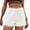 White, variant on Sngxgn Womens Casual High Waist Cargo Shorts with Pockets Summer Short Pants(Black,XXL)