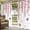 Pink Red, variant on 1 Panel Outdoor Curtains for Patio Waterproof 54"x95" Butterfly Flower Weatherproof Privacy Outsides Curtains, Farmhouse Country Pink Floral on Linen Grommet Thermal Drapes for Cabana Porch Pergola