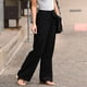 thumbnail image 4 of Pntutb Moda Mujer Sólido Vendaje Suelto Casual Pierna Ancha Leggings Parte Inferior Pantalones Largos Pntutb Pntutb-2695, 4 of 6