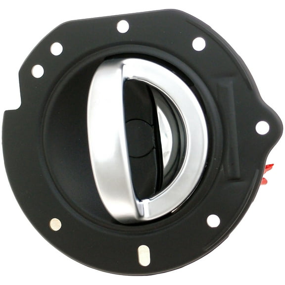 Dorman 84008 Front Passenger Side Interior Door Handle for Specific Jeep Models, Silver Lever; Black Housing