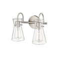thumbnail image 5 of Millennium Lighting  Camellia 2/3/4 Light Vanity Fixture 2 Light - Brushed Nickel, 5 of 5