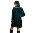 thumbnail image 7 of Levmjia Womens Velvet Dress Long Sleeve Party Evening V Neck Solid Color Skirt Cocktail Comfortable Stretch Elegant Commuting Outfit, 7 of 7