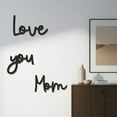 thumbnail image 4 of nvzhuang 3Pcs Mother's Day Decor Wooden Love You Mom Sign Wall Decorations for Home Holiday Party Supplies, 4 of 8