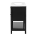thumbnail image 3 of Bathroom Vanity 30", Ceramic Sink, Solid Wood Frame, 5 Drawer Modern Style Cabinet 30" Cabinet, Frame Wardrobe Unit, 3 of 6