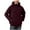 Wine(mens jackets), variant on GuangCheng George Mens Half Zip Pullover Hoodies,Fleece Sweatshirts with Pocket,Baggy Fit,Khaki,M
