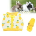 thumbnail image 1 of Pets Vest Harness and Leash Set, Adjustable Cotton Cloth Comfortable and Breathable Pet Vest for Small Animals Like Cat Rabbit, 1 of 7