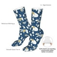 thumbnail image 4 of Salouo cute winter bear Pattern Fun Novelty Crew Socks,Casual Athletic Socks Neutral Socks, 4 of 7