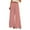 Pink, variant on Comdrip Flowy Pants, Women's Solid Color Drawstring Wide Leg Trousers Palazzo Pants for Women Casual Coffee L