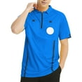 thumbnail image 6 of Toptie Men\'s Soccer Referee Jersey Officials Pro Short Sleeve Referee Shirts-Blue-2XL, 6 of 7