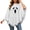 5#White, variant on Gunia Women Halloween White Ghost Costume Poncho Cape Dress Up Cosplay Spooky Tops