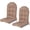 Beige, variant on Nalone 4 Pcs Outdoor Adirondack Chair Cushions, Weather Resistant Patio Rocking Chair Cushion, Non-Slip Water Resistant High Back Patio Pad with Ties Grey