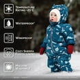 thumbnail image 2 of JAN & JUL Baby Boys Waterproof Fleece-lined Bunting Snowsuits (Arctic, L), 2 of 6