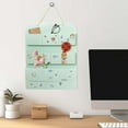 thumbnail image 4 of NICEME Wall Hanging Storage Organizer Bag Folder Hanging Storage Wall Mounted Storage Bag Large Capacity Multi Layer Organ Bag Document Bag Classified Bill Storage Bag, 4 of 9