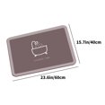 thumbnail image 3 of Ganfancp Suave Cómoda Rápida Absorbente Estable y Fácil de Limpiar Alfombra Antideslizante para El Baño de La Casa Ofertas Flash Liquidación 1 Alfombrilla, 3 of 6